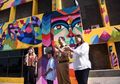 Taman Ismail Marzuki Tambah Cantik dengan Seni Mural Karya Wanita Kolombia