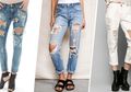 Inspirasi Pilihan Celana Distressed Jeans ala Lordes Leon di Panggung Runway New York Fashion Week Spring/Summer 2019