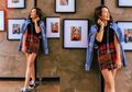 Contek Gaya Old School Beby Tsabina dengan Rekomendasi Outfit Motif Tartan di Bawah 250 Ribu Rupiah
