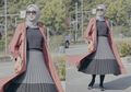 5 Inspirasi Outfit Hijab Chic Andalan Laudya Cynthia Bella dengan Three Piece Outfit