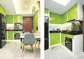 Inspirasi Dapur Serba Hijau untuk Apartemen, Banyak Penyimpanannya!