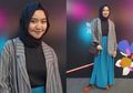 Stylo of The Day, Gaya Feminin Playful ala Siti Fatimah Al Mukarramah Saat Hadiri Jakarta Fashion Week 2019