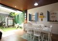 Inspirasi Desain Ruang Makan, Asri Bersebelahan dengan Taman