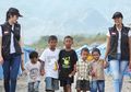 Puteri Indonesia 2018 Hibur Anak-anak Korban Gempa di Palu