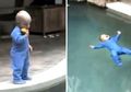 'Nyemplung' ke Kolam Renang, Bayi Ini Tak Tenggelam, Malah Mempunyai Teknik 'Berenang' Tingkat Tinggi