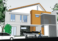 Ide Renovasi Rumah di Lahan 225 m2, Gabungan Hunian dan Indekos