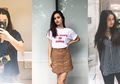 Inspirasi Gaya Padu Padan Motif ala Putri Titi DJ, Stephanie Poetri