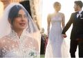 Resmi Menikah, Priyanka Chopra Pakai Gaun Pengantin Sepanjang 23 Meter