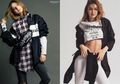 Begini Gaya Nia Ramadhani dan Gigi Hadid saat Pakai Outfit Kembar