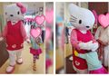 Denada Berikan Kejutan Ulang Tahun, Shakira Tak Tahu Siapa di Balik Kostum Hello Kitty