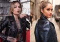 Inspirasi Mix and Match Fashion Item Jaket Kulit ala Cinta Laura