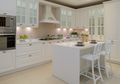 Inspirasi Desain Dapur Serba Putih, Area Memasak Sekaligus Tempat Ngopi