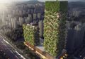 Nanjing Tower, Hutan Vertikal Tertinggi di Asia yang Ditumbuhi 3.000 Tanaman