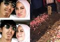 Dimakamkan Bersebelahan, Ini Deretan Foto Pemakaman Aa Jimmy dan Istri