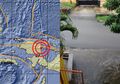 Usai Diguncang Gempa 6,1 SR, Hujan Deras Guyur Manokwari