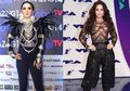 Adu Gaya Cetar Syahrini VS Demi Lovato saat Pakai Sepatu Mewah yang Sama