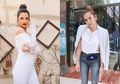 Nggak Kalah dari ABG, Ini Adu Gaya OOTD 3 Hot Mom dengan Ripped Jeans