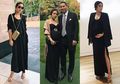 Gaya Elegan Ling Ling dengan Dress Hitam, Menantu Keluarga Bakrie yang Baru Saja Melahirkan