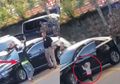 Miris, Balita Ini Ikut-ikutan Keluar dari Mobil dan Mengangkat Tangan ketika Orangtuanya Diciduk Polisi