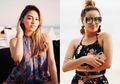 Tetap Seksi Meski Tanpa Bikini, Intip deh Penampilan Aurel Hermansyah Saat di Pantai