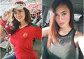Bantah Jadi Saksi Kasus Prostitusi Online, Intip Gaya Jessie Amalia Si Cantik 'Pemanis Tribun' Saat di Stadion