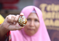 Uniknya Telur Asin dengan Motif Batik Karawang