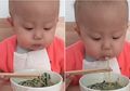 Bikin Gemas Minta Dibawa Pulang, Kepiawaan Bayi ini Gunakan Sumpit Tuai Pujian! Simak 4 Hal yang Harus Dihindari saat Gunakan Sumpit