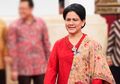 Momong Cucu di Warung Makan, Iriana Jokowi Tampil Santai dengan Jaket Denim