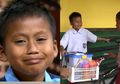Kisah Haru Muhammad Saputra, Masih SD Tapi Sudah Jadi Tulang Punggung Keluarga