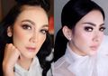 Beda Penampilan Luna Maya dan Syahrini saat Pakai Aksesori ala Pengantin, Mana Lebih Cetar?