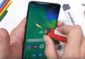 Apa Jadinya Jika Ponsel Mahal Galaxy S10 Dibakar dan Digores?