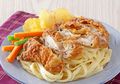 Resep Fettucini Toping Ayam Krispi Enak, Kelezatan Ganda Dalam Sekali Suap