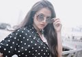 Tampil Modis dengan Baju Polkadot, Calon Menantu Maia Estianty Marsha Aruan Bawa Tas Mewah Puluhan Juta Rupiah!