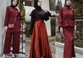 8 Gaya Keren & Berani Selebgram Hijab Pakai Outfit Merah. Stylish!