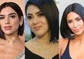 Mirip! Gaya Rambut Pendek Syahrini Saat Jumpa Pers dengan Artis Hollywood Mulai dari Kardashian hingga Dua Lipa
