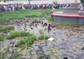 11 PSK Mandi di Kolam Taubat Setelah Dirazia Satuan Polsek Wamena