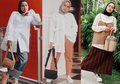 Enggak Boring! Ini 7 Cara Selebgram Hijab Memakai Kemeja Putih Kece!