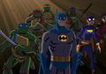 Ketika Kura-kura Ninja Ketemu Batman dalam Film Animasi 'Batman vs. Teenage Mutant Ninja Turtles'
