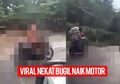 Viral Video Pria Bugil Bawa Kabur Motor Warga, Ngebut di Jalanan