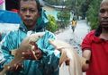 Unik, Ikan Hiu Ditemukan Paska Banjir Bandang di Sentani, Papua Barat