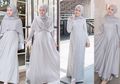 Charming & Lovely, Miliki 4 Dress Hijab Warna Abu yang Manis Buat Kondangan