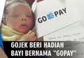 Bayi Ini Diberi Nama 'Gopay' Karena Ortu Berharap Anaknya Bisa Bermanfaat Bagi Orang Banyak