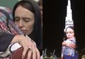 Foto Jacinda Ardern Peluk Keluaraga Korban Penembakan Ditampilkan di Bangunan Tertinggi di Dubai, Simbol Perdamaian