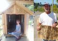 Seluas 3 Meter, Rumah Ini Sengaja Dibangun oleh Gadis Berumur 9 Tahun untuk Tunawisma
