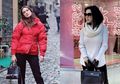 Sama-sama Tenteng Tas Mewah, Ini Beda Gaya Modis Luna Maya dan Syahrini Saat Berlibur di Swiss