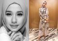 Inspirasi Tampil Kalem ala Laudya Cynthia Bella dengan Outfit Hijab Serba Biru yang Stylish