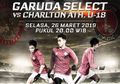 Live Streaming Garuda Select Vs Charlton Athletic U-18 - Kelemahan Lawan Ini Mampu Dimanfaatkan Mochamad Supriadi Cs