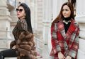 Tampilan Seksi Syahrini VS Maia Estianty dengan Jaket Bulu yang Mirip, Siapa Lebih Modis?