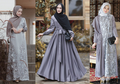 Adu Gaya 6 Selebgram Hijab Pakai Outfit Kondangan Abu-abu. Mana Favoritmu?