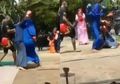 Viral, Video Ibu-ibu Adu Jotos Diiringi Musik dan Pakai Wasit Layaknya Tinju Profesional